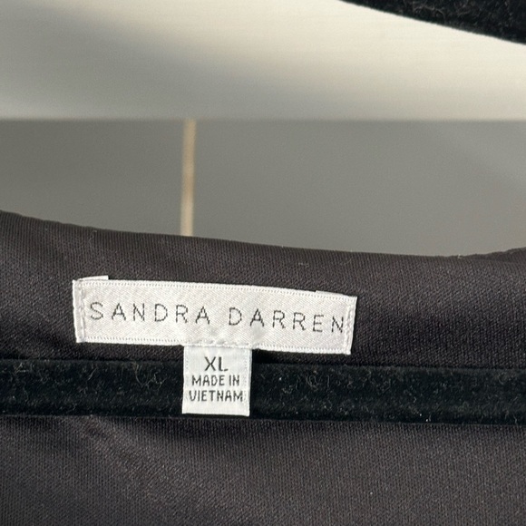 Sandra Darren Floral Bell Sleeve Dress Size XL - Picture 4 of 5